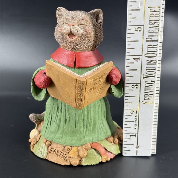 Tim Wolfe Eartha Cat Carols for Critters #1 Tom Clark Christmas #57 Carin - Picture 4 of 14
